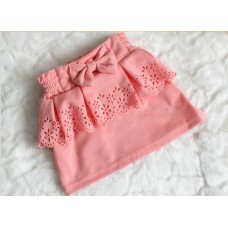 Bella Pink Lace Design Skirt 